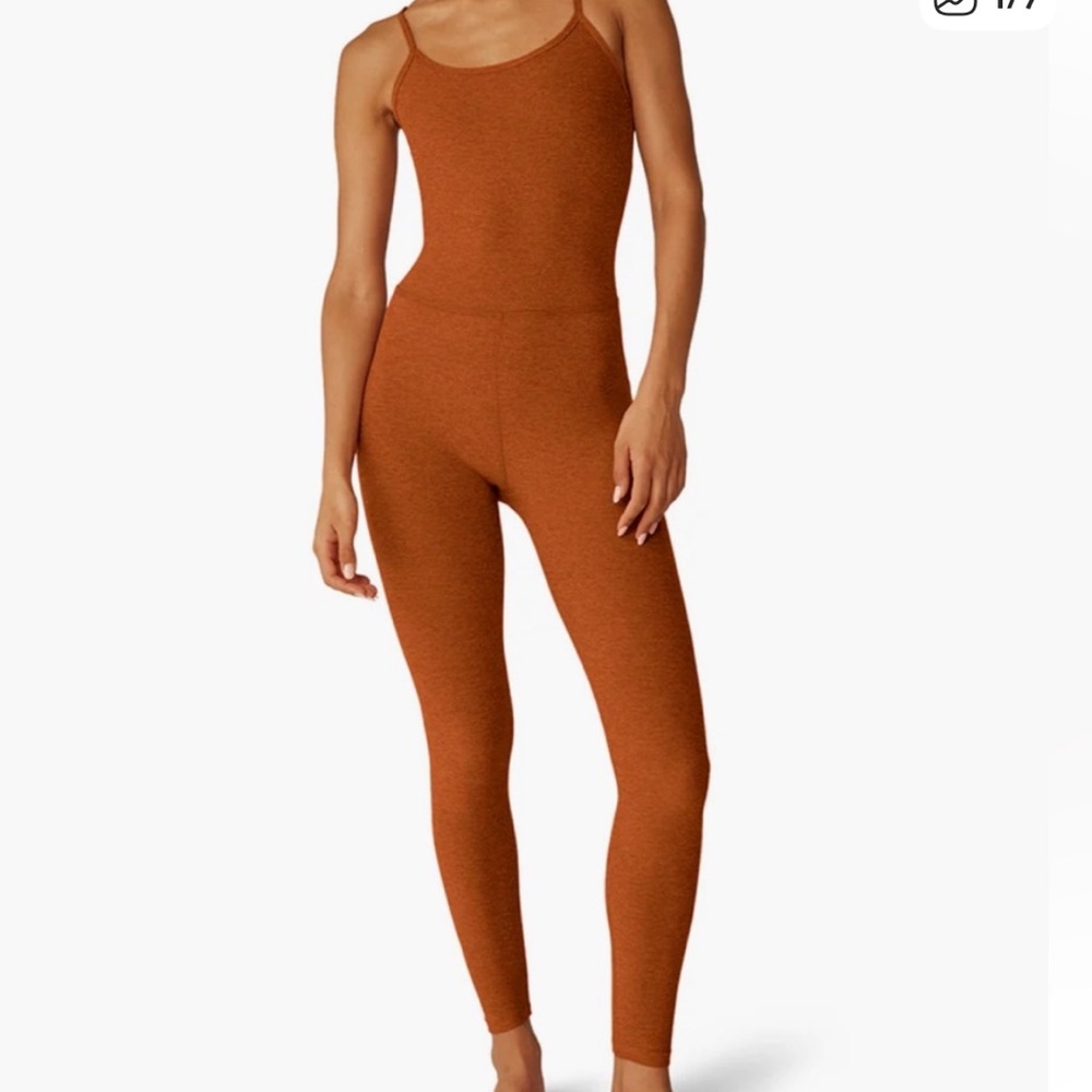 Beyond Yoga Terracotta Bodysuit Size Small